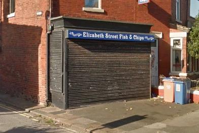 Elizabeth Street Fish & Chips, 111 Elizabeth St, Blackpool FY1 3LZ | 01253 295093 | Rating: 4.6 out of 5 (75 Google reviews) | Regular fish and chips to takeaway for £5.55