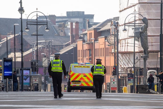 There were 270 burglaries in Leeds city centre