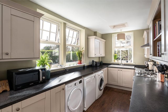 The breakfast kitchen is a new addition by the current owners and offers plenty of worktop space for cooking up family meals. There is also an additional snug room on this floor, as well as a separate W.C.