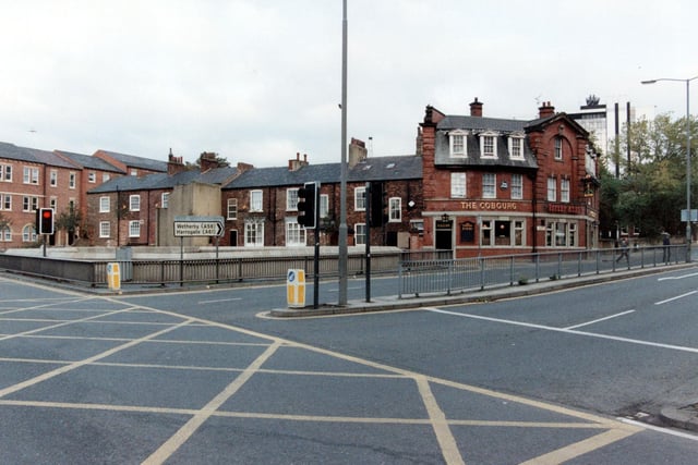 The Cobourg Public House on corner of Claypit Lane and Woodhouse Lane.