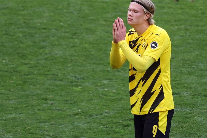 Agent Mino Raiola is reportedly planning to make Leeds-born Borussia Dortmund striker Erling Haaland the game's first £1m-a-week player. Manchester City are favourites to sign him. (Sunday Mirror). Picture by Getty.
