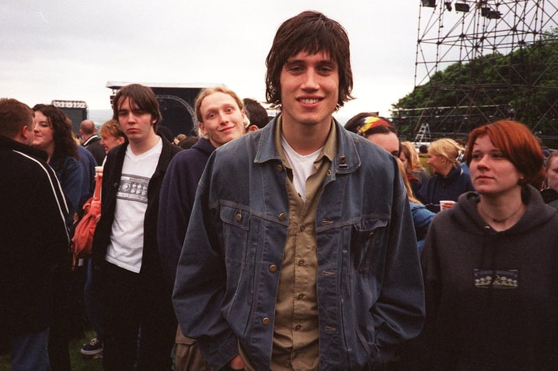 Then-model now presenter Vernon Kay made it to the Verve gig at Haigh Hall but was not allowed backstage, after forgetting his contact's name!