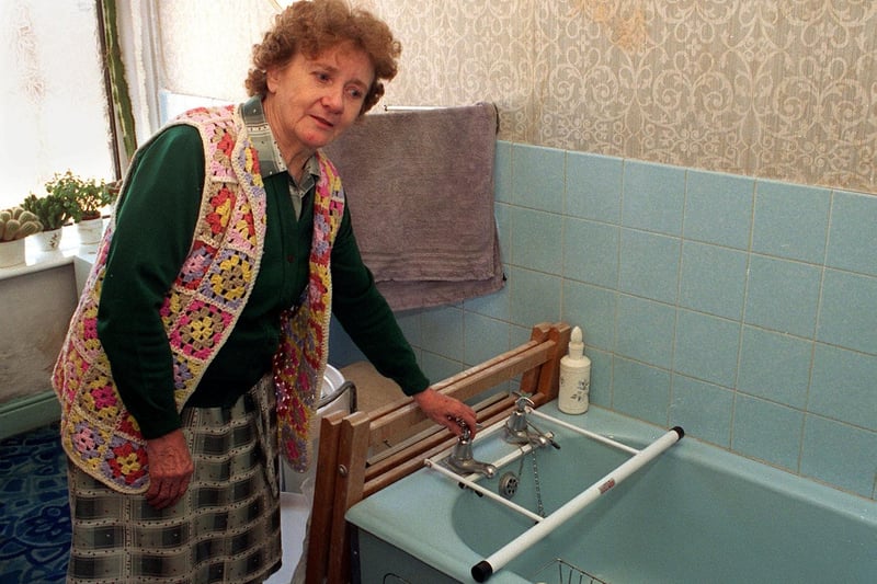 Batley resident Mary O'Neill was unable  to have a bath for five weeks after workmen refurbishing her house failed to bring a small connector for the bath outlet.