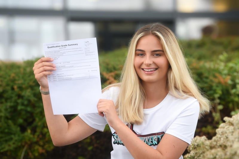 Maisie Green has three apprenticeship offers under her belt to choose from as she pursues a career in financial services and investment banking. She achieved two A*s in economics and geography and an A in business studies.