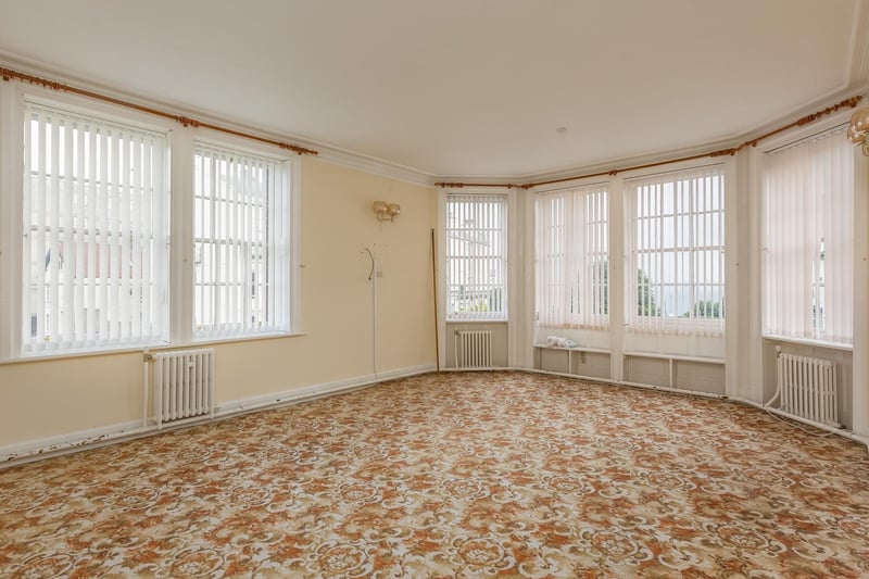 Many of the rooms are light-filled thanks to the property's large windows