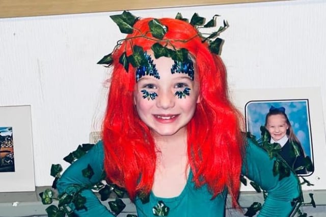 Marie Lisa shared a photo of her daughter, Scarlett, looking brilliant as Poison Ivy.