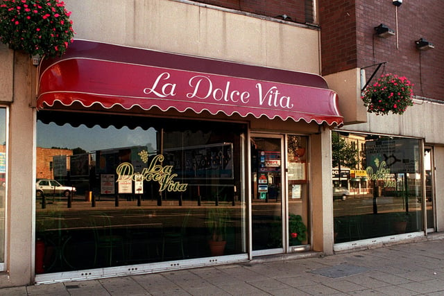 Did you enjoy a meal here back in the day? La Dolce Vita on Kirkgate pictured in October 1996.
