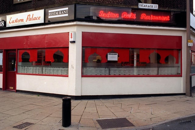 Ever eat here? The Eastern Palace Balti restaurant on Vicarage Street pictured in October 1996.