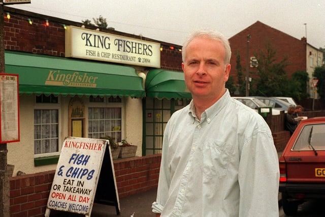 Did you enjoy a meal at this fish and chip restaurant in Durkar back in the day? Pictured is joint owner John Hutchinson.