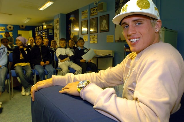 Leeds United star Matthew Kilgallon took part in a question and answer session with children from Ingram Road, Greenmount and Hillside Primary schools at the club's Learning Centre.