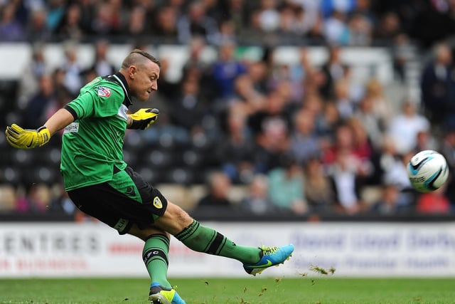 Paddy Kenny in action during the Championship clash against Derby County at Pride Park in October 2013.