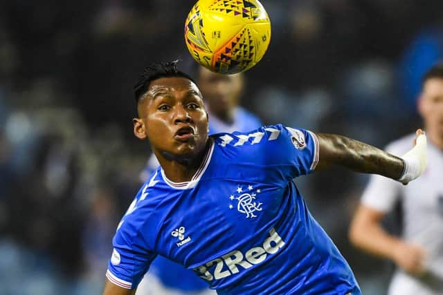Alfredo Morelos is top scorer in this season's Europa League with 14 goals. Picture: Paul Devlin / SNS
