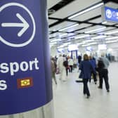 Passengers arriving at Gatwick Airport. A 14-day quarantine period was brought in on Monday. Picture: Photo by Oli Scarff/Getty Images