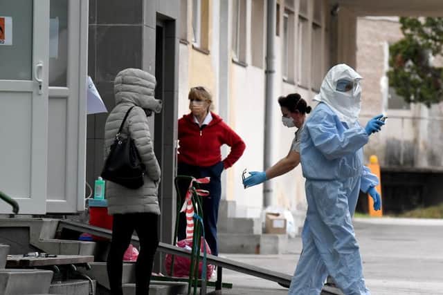 A young Croatian man was taken to hospital in Zagreb after being diagnosed with the virus. Picture: Denis Lovrovic/AFP via Getty Images