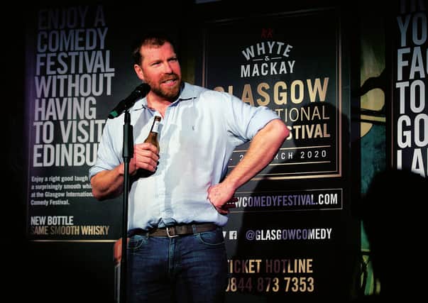 Jim Smith says he often comes up with new material while feeding his sheep: "It can be quite mundane, so your mind just wanders. I'm always thinking of jokes, and it's nice to have the distraction."