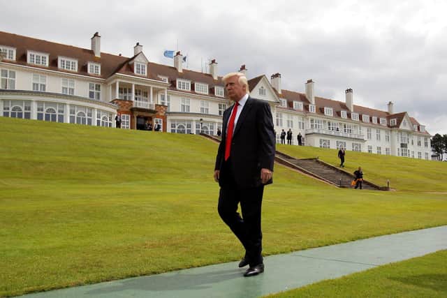 The number of visitors booking Turnberry's golf facilities has dropped sharly, the documents show. Picture: SWNS.