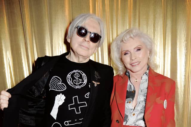 Debbie Harry and Chris Stein at the Elle Style Awards, London, 2017. Picture:Richard Young/Shutterstock