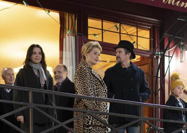 Catherine Deneuve, Juliette Binoche and Ethan Hawke star in The Truth, a genuinely funny comedy