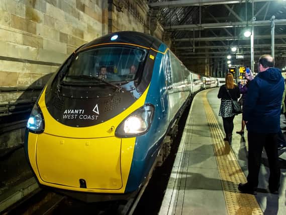 Avanti West Coast trains were among those halted