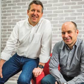 Consultant James Campbell (left) and director Stuart Robertson. Picture: Chris Watt Photography.