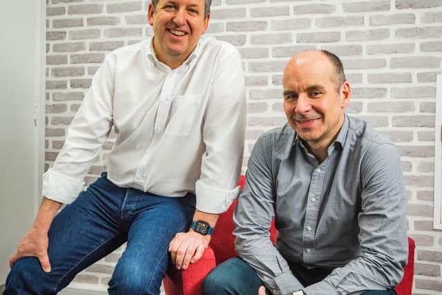 Consultant James Campbell (left) and director Stuart Robertson. Picture: Chris Watt Photography.