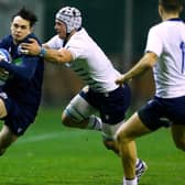 Rufus McLean makes a break for Scotland Under-20s during the win over Italy at Stadio Mirabello last month. Picture: Matteo Ciambelli/INPHO/Shutterstock