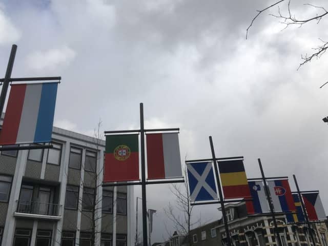 The man responsible is the alderman for arts and culture Sjoerd Feitsma, who aimed to reach out to Scotlands' remain voters.