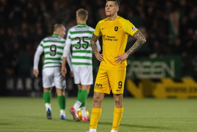 Livingston's Lyndon Dykes gave Celtic a torrid time on Wednesday. Picture: Craig Williamson / SNS