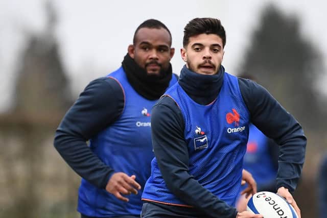 Romain Ntamack, right, is a genuine talent and a potential danger man for France. Picture: Franck Fife/AFP via Getty Images