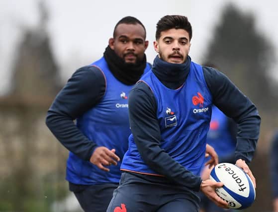 Romain Ntamack, right, is a genuine talent and a potential danger man for France. Picture: Franck Fife/AFP via Getty Images
