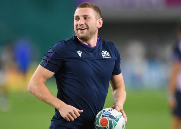 Finn Russell joined a conference call with Scotland coaches ahead of the game with France. Picture: Gary Hutchison/SNS
