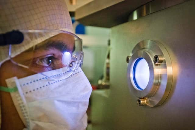 Sofants antenna technology is developed in a sterile environment. Picture: Contributed