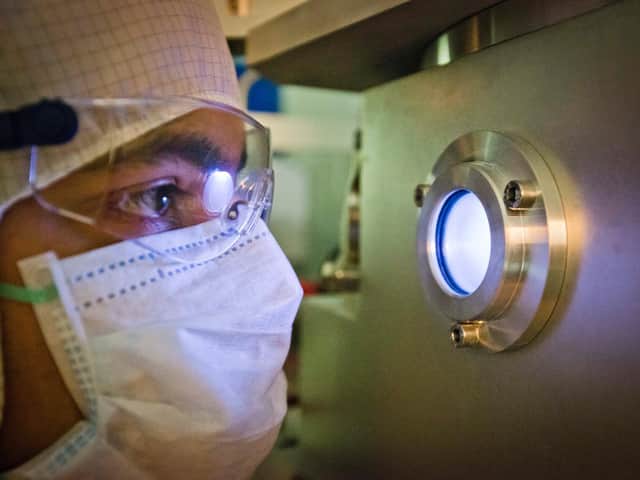 Sofants antenna technology is developed in a sterile environment. Picture: Contributed