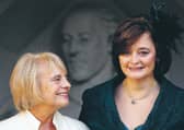 Cherie Blair with her mother Gale as she receives the Freedom of the City of London at The Guildhall in 2006. Picture: Peter Macdiarmid/Getty