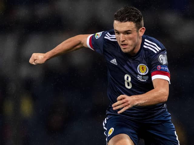 Scotland midfielder John McGinn could make his comeback from injury in Aston Villa's home game against Chelsea on Saturday 14 March. Picture: Bill Murray/SNS