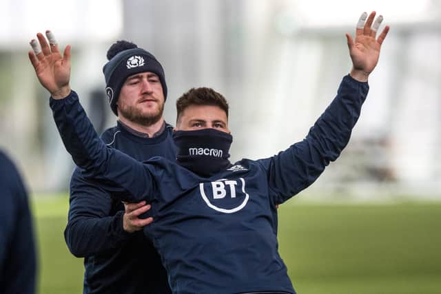 Scotland captain Stuart Hogg and scrum-half Ali Price will hope they can inspire a home win against Grand Slam-chasing France. Picture: Gary Hutchison/SNS/SRU