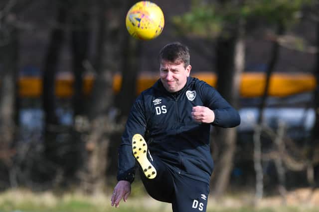 Hearts manager Daniel Stendel prepares his team for the Premiership fixture against Motherwell. Picture: Paul Devlin/SNS