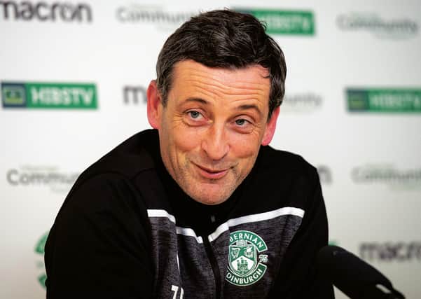 Hibernian manager Jack Ross. Picture: Ross MacDonald / SNS