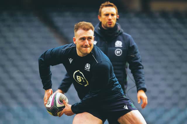 Stuart Hogg has told his team-mates to hold nothing back and to 'have some fun' against France. Picture: SNS Group