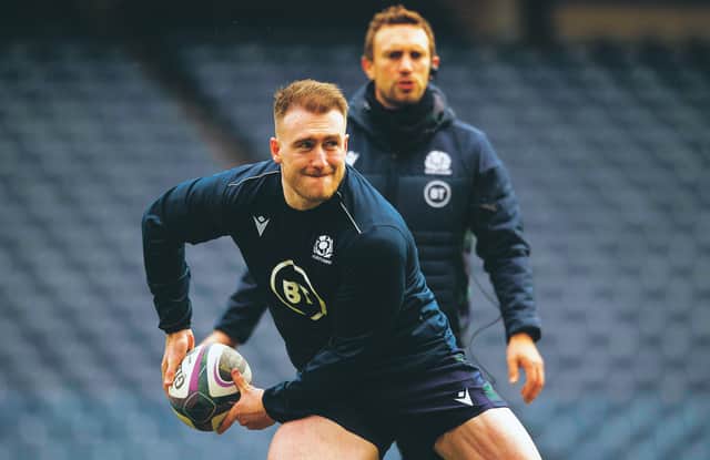 Stuart Hogg has told his team-mates to hold nothing back and to 'have some fun' against France. Picture: SNS Group
