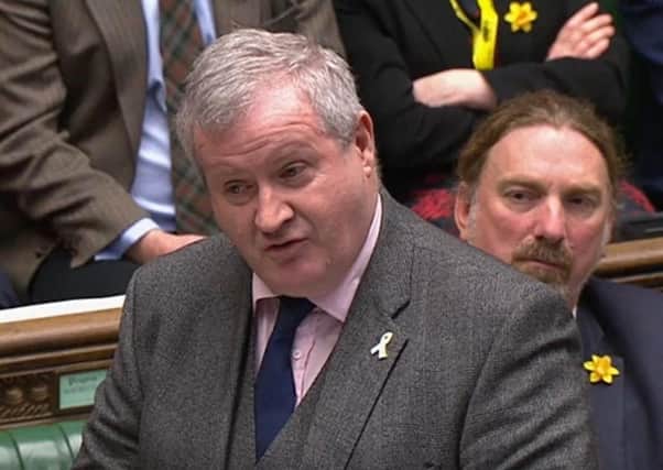 SNP Westminster leader Ian Blackford will meet with Boris Johnson today. Picture: House of Commons/PA Wire