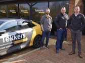 From left: Tekkers IT Solutions founder Pete Matheson, Dynamic Edge CEO Rob Hamilton, and Dynamic Edge MD Stuart Winterburn. Picture: contributed.
