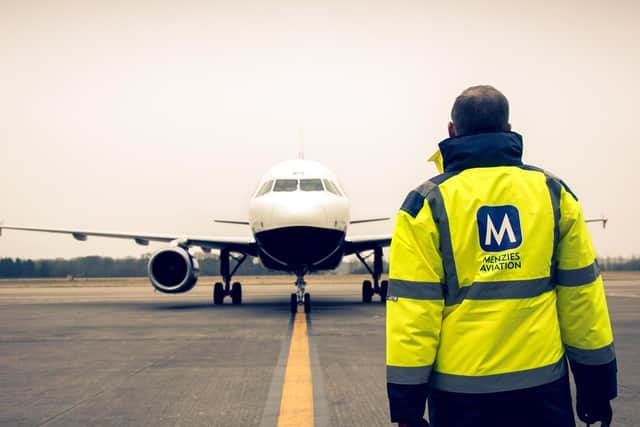 Menzies, which has more than 30,000 employees, was releasing results for 2019 which revealed a fall in profit before tax despite a small rise in turnover. Picture: John Menzies
