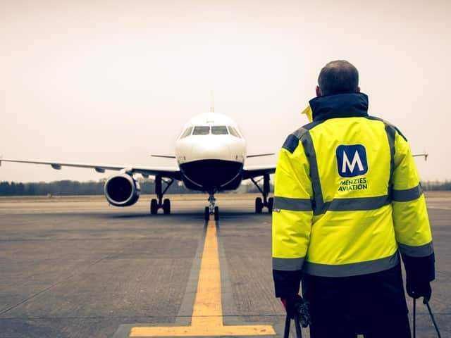 Menzies, which has more than 30,000 employees, was releasing results for 2019 which revealed a fall in profit before tax despite a small rise in turnover. Picture: John Menzies