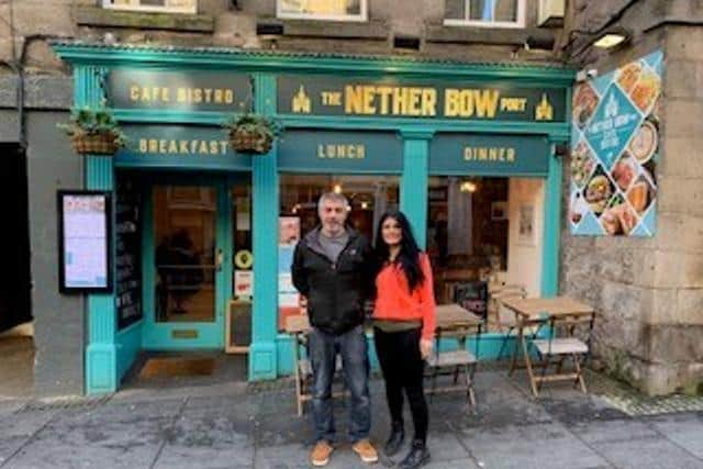 One business benefiting from DSL funding is the Nether Bow Cafe and Bistro in Edinburgh, run by husband and wife team Levent and Filiz Celik. Picture: Contributed
