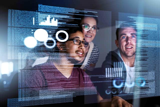 computer programmers working on new code