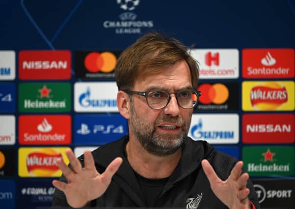 Liverpool's German manager Jurgen Klopp suggested there were better people to talk to about the coronavirus than a football coach (Picture: Paul Ellis/AFP via Getty Images)