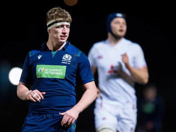 Durham University flanker Jack Hill starts for Scotland Under-20s in Wales tomorrow night. Picture: SRU/SNS