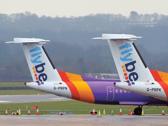 Flybe was hit by Covid-19 cancellations. Picture: Geoff Caddick/Getty