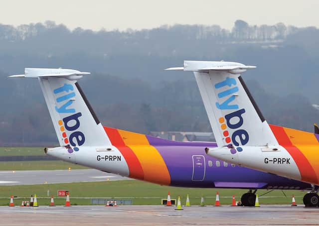 Flybe was hit by Covid-19 cancellations. Picture: Geoff Caddick/Getty
